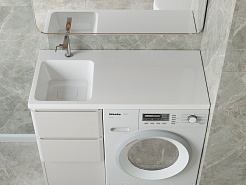 Madera Раковина под стиральную машину Kamilla 100 L белая – фотография-3